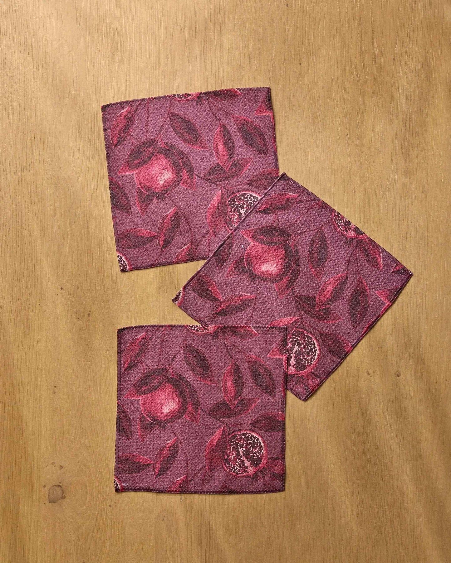 Rich Garnet Dishcloth Set