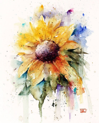 5 x 7" Greeting Card  'SUNFLOWER'
