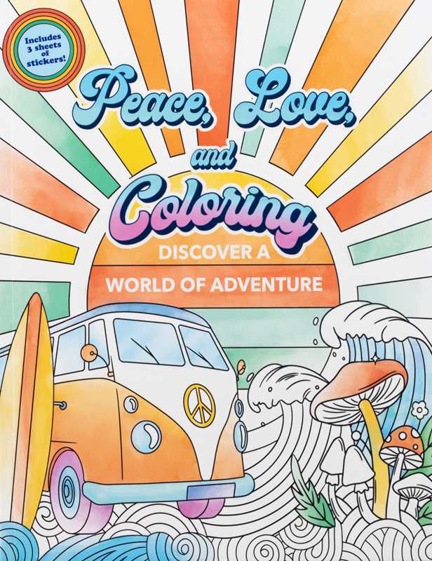 Peace, Love, and Coloring by Editors of Thunder Bay Press