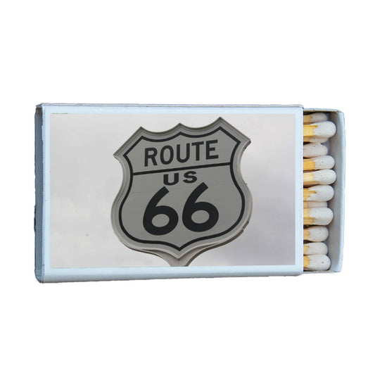 Route 66 Sign Matchbox • Decorative Matches