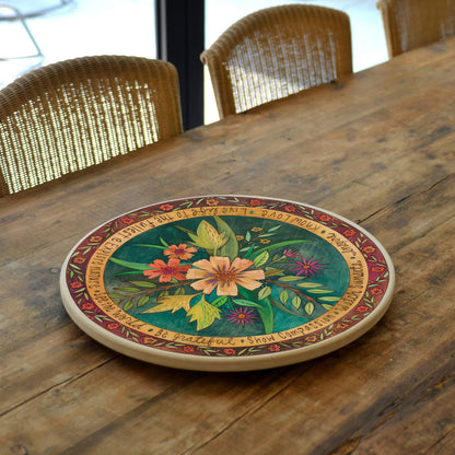 "Sprigs of Spring" Lazy Susan