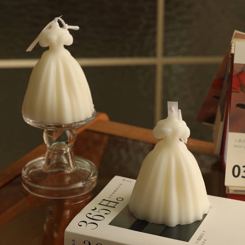 Handcrafted Wedding Dress Scented Candles