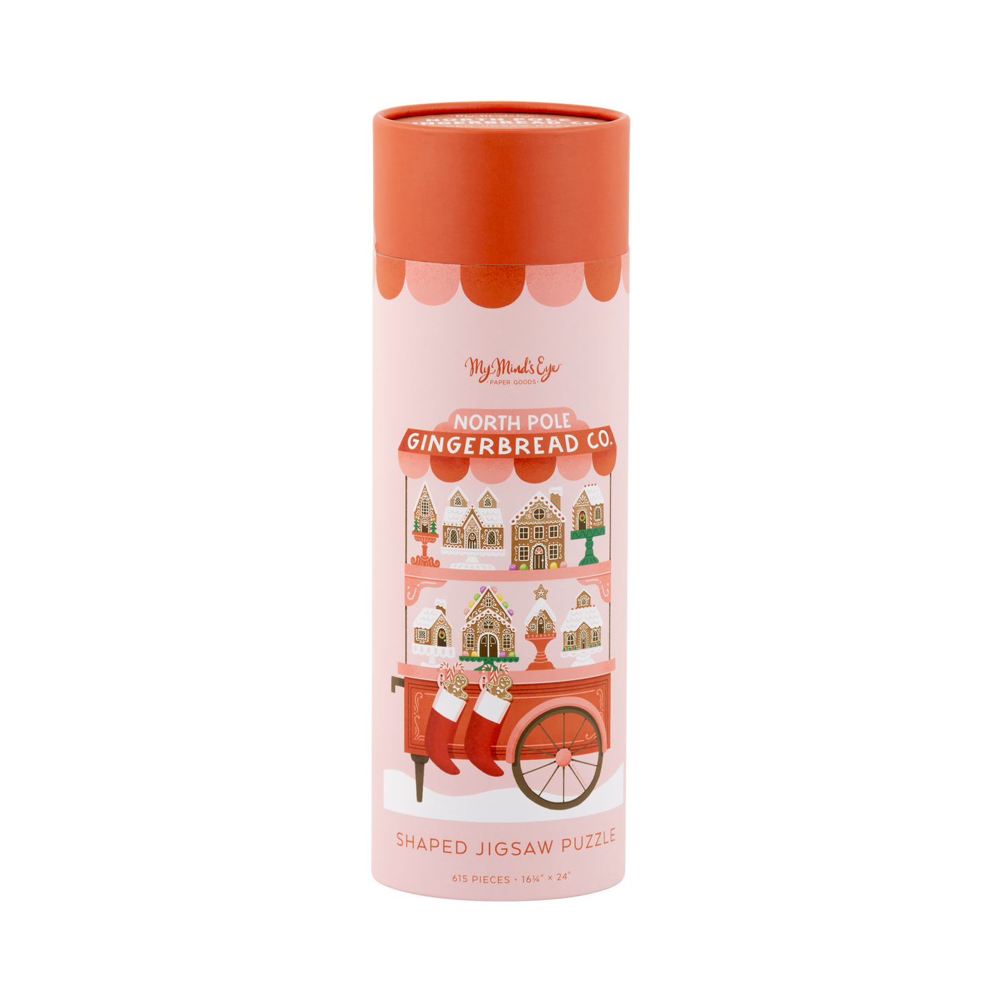 CHR1123 - North Pole Gingerbread Co Shaped Christmas Puzzle