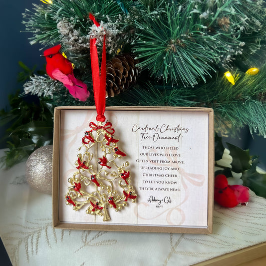 Cardinal Christmas Tree Ornament 