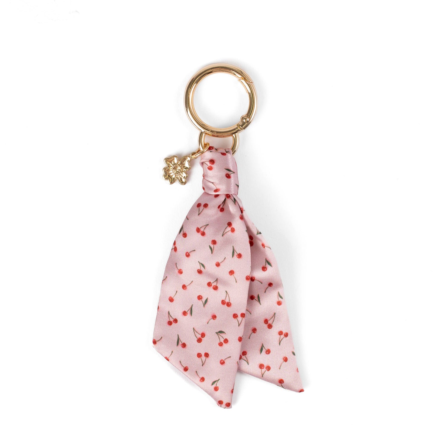 Elyse Breanne Design - Painted Cherries Satin Keychain