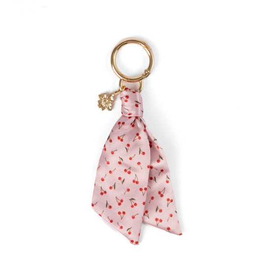 Elyse Breanne Design - Painted Cherries Satin Keychain