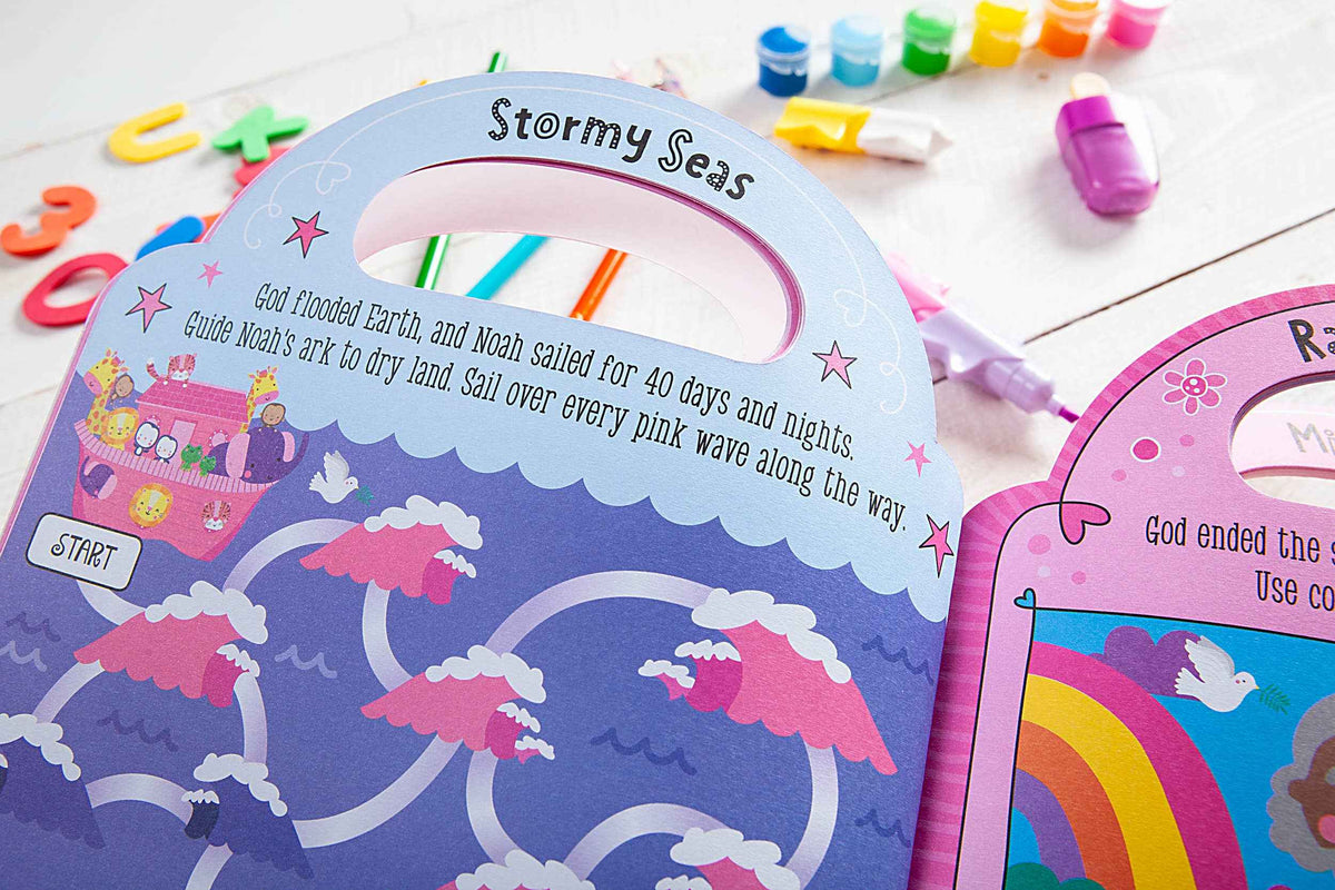 My Pretty Pink Bible Activity Book (Back to School Gifts)