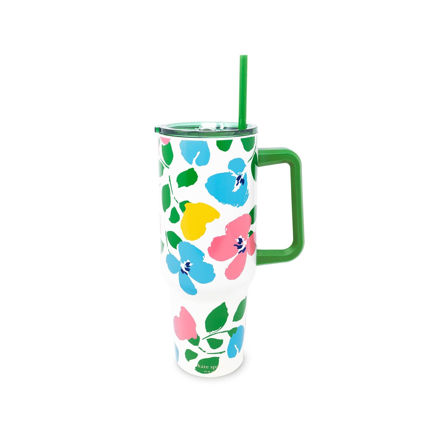 Kate Spade New York Stainless Steel 40 oz. Tumbler, Painterly Bouquet