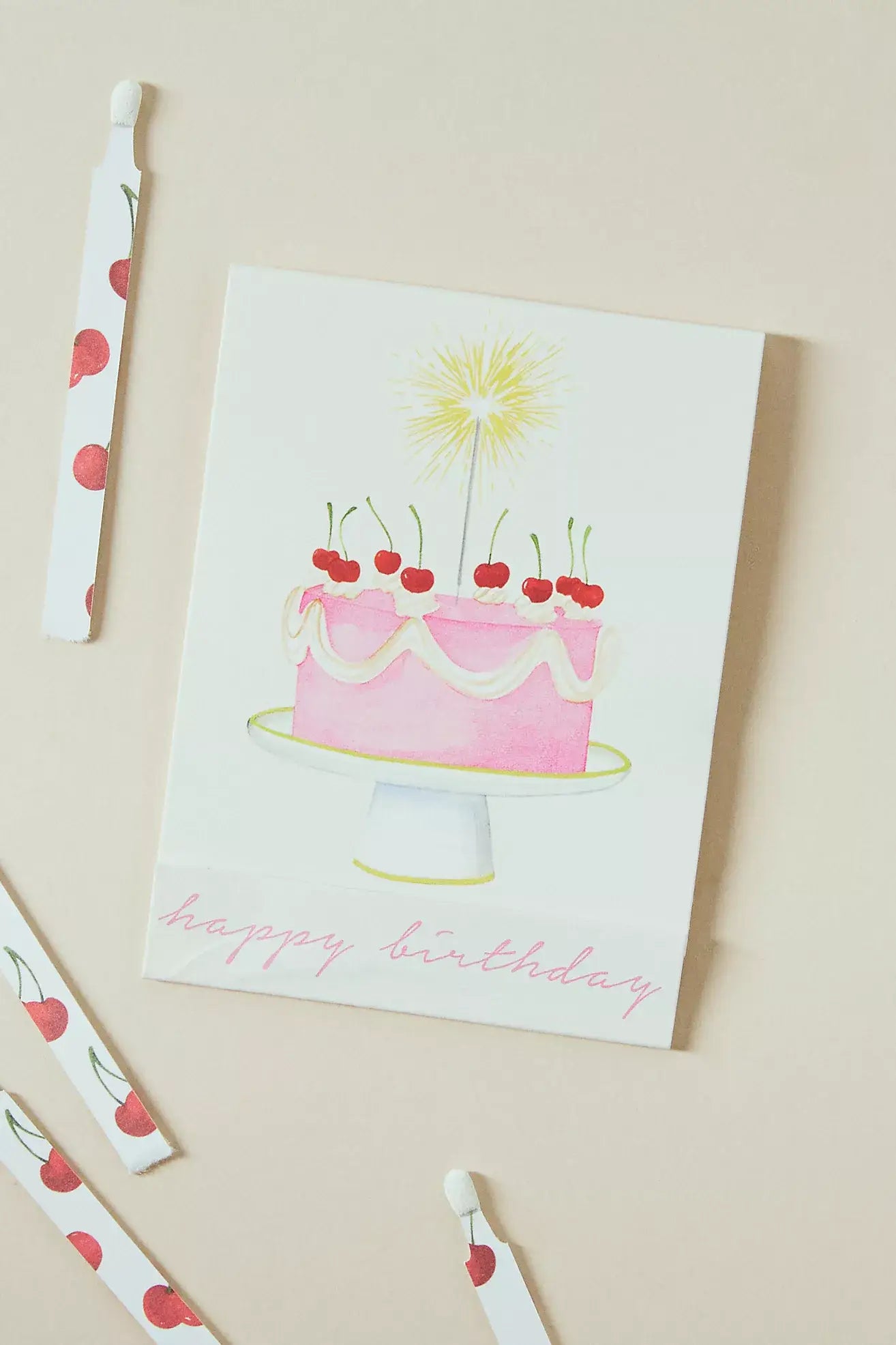 Cake Happy Birthday Match Card® | Candle Matches