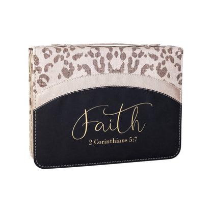 Divinity Boutique - Divine Details: Bible Cover - Leopard w/Metallic Gold