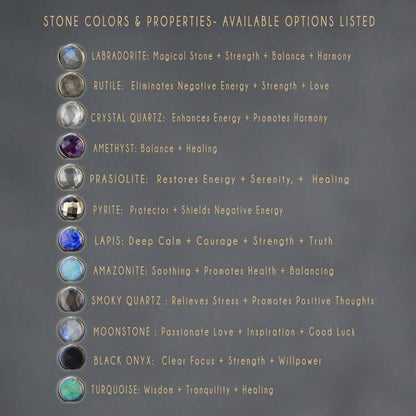 Marquise Semi Precious w/ Vintage Crystal Dragonfly Earrings