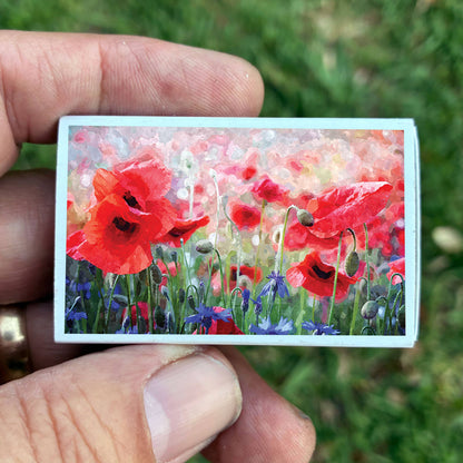 Poppy Flower Matches • Home Decor Matchbo