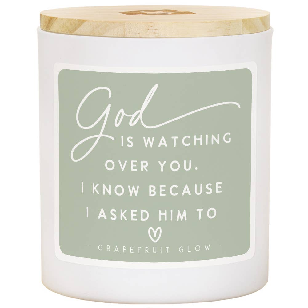 God Is Watching Candle