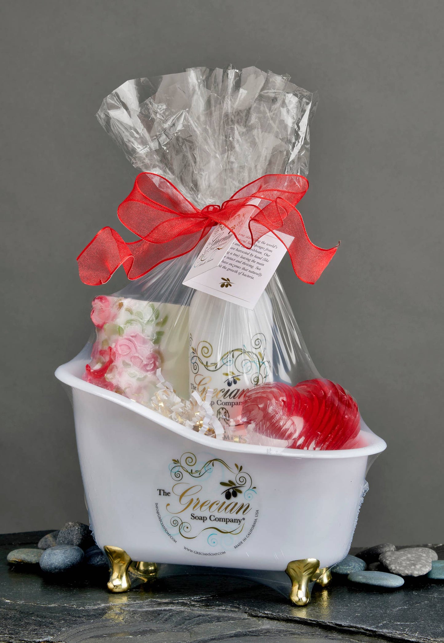 The Grecian Soap Company - Valentine's Day Bathtub Gift Set