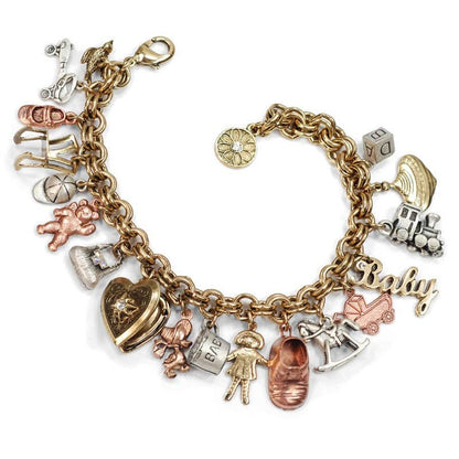 Joyería Sweet Romance - Pulsera con dije de mamá bebé BR680