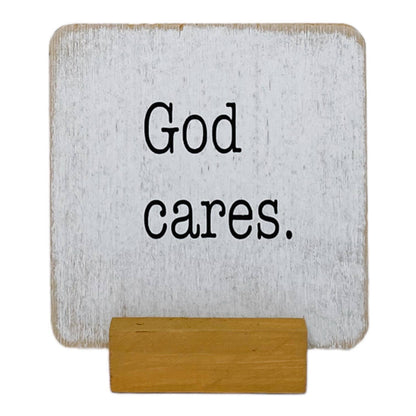 Small Farmhouse Signs with Stand -Assorted -sold separately