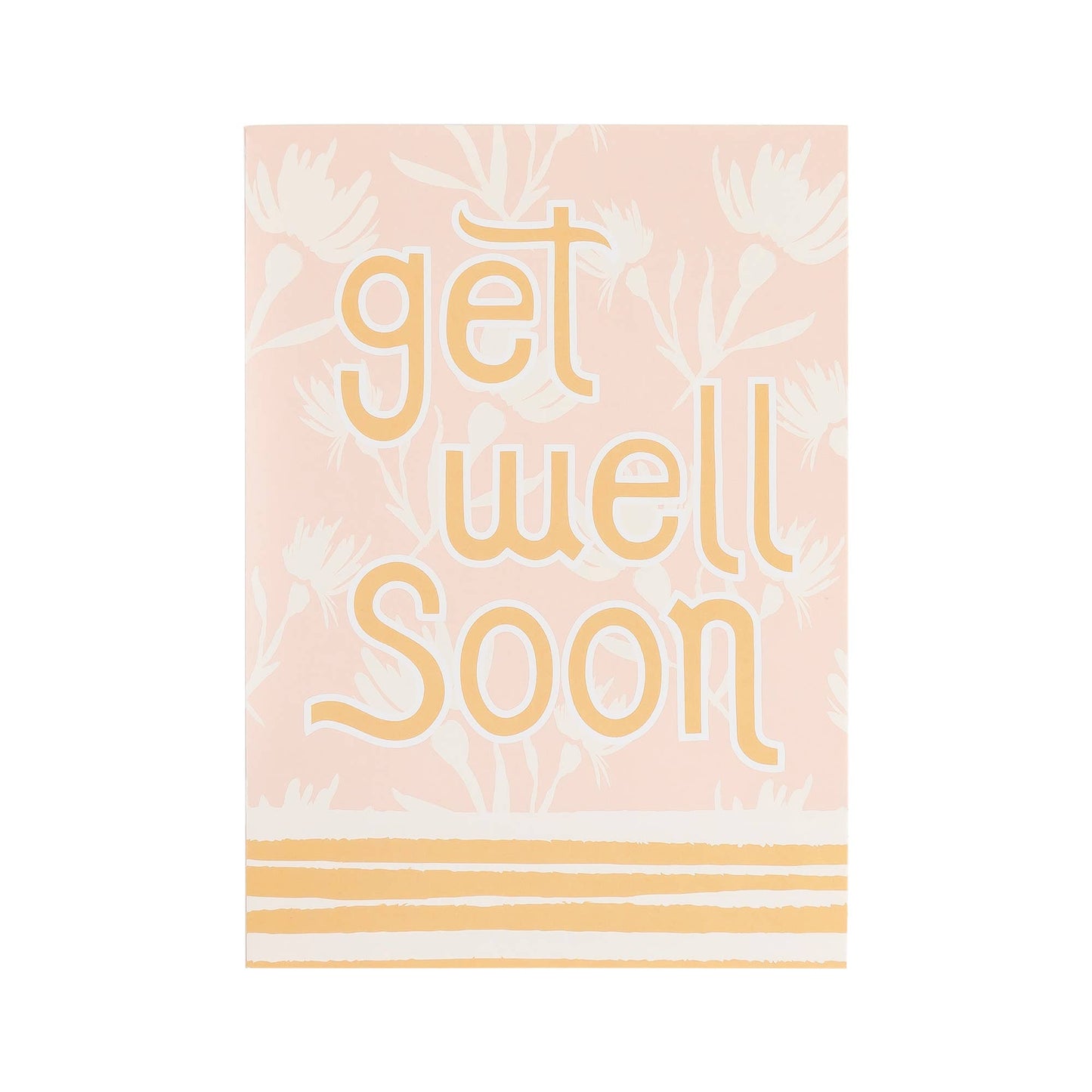 Divinity Boutique - Boxed Cards: 12CT Get Well - Yellow & Peach Floral