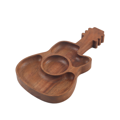 Rustic Guitar Serving Tray