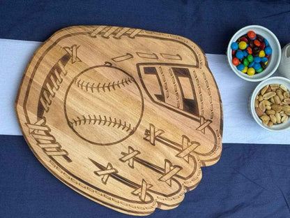 Baseball Glove Wood Board - 12" x 13.75"