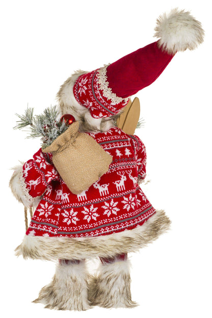 NEW-Red/Grey Santa