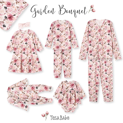 Baby Bamboo Floral Skirted Bodysuit – 9-12M