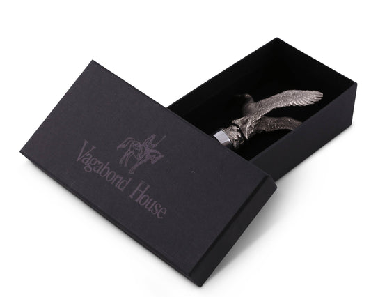 Vagabond House - Pewter Flying Duck Bottle Stopper