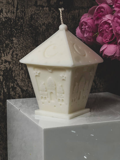 Ramadan Lantern Islam Candle 5.5x3.5in - Religion