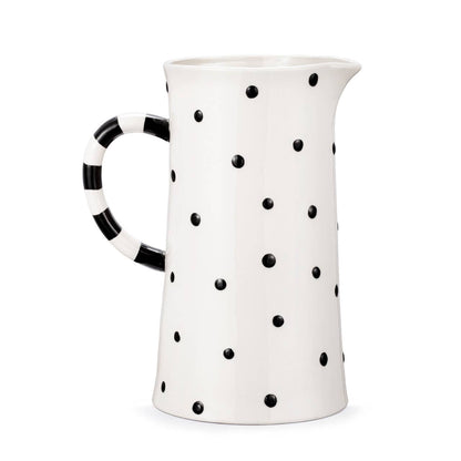 Snowman Polka Dot Pitcher