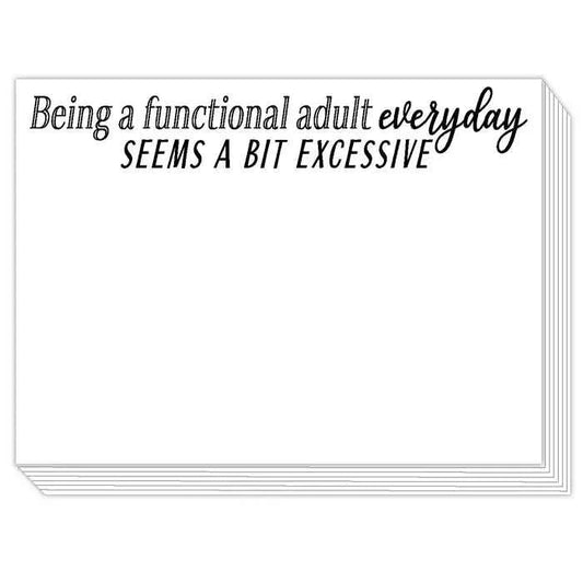 Being A Functional Adult Everyday Slab Pad