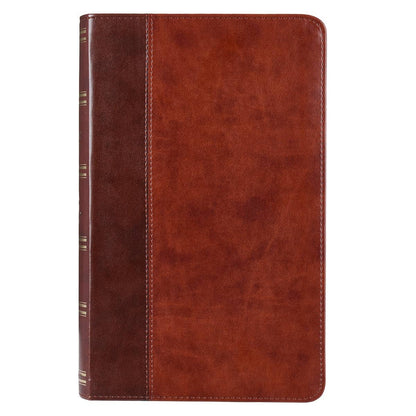 Brown Faux Leather Giant Print King James Version Bible