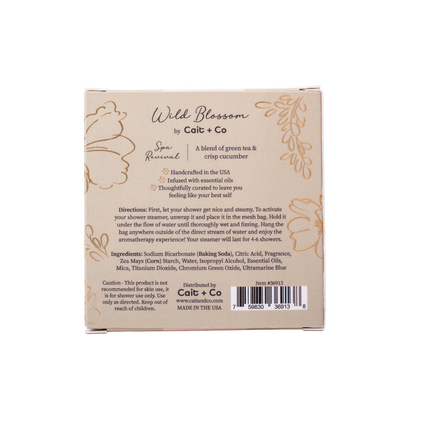 Shower Steamer - Green Tea & Cucumber