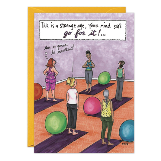 Strange Age Birthday Card