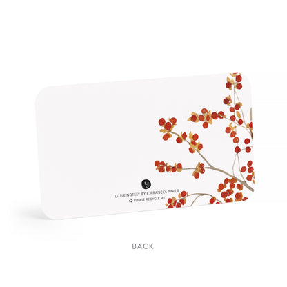 Autumn Berry Pitcher Little Notes® | Fall Mini Notecards