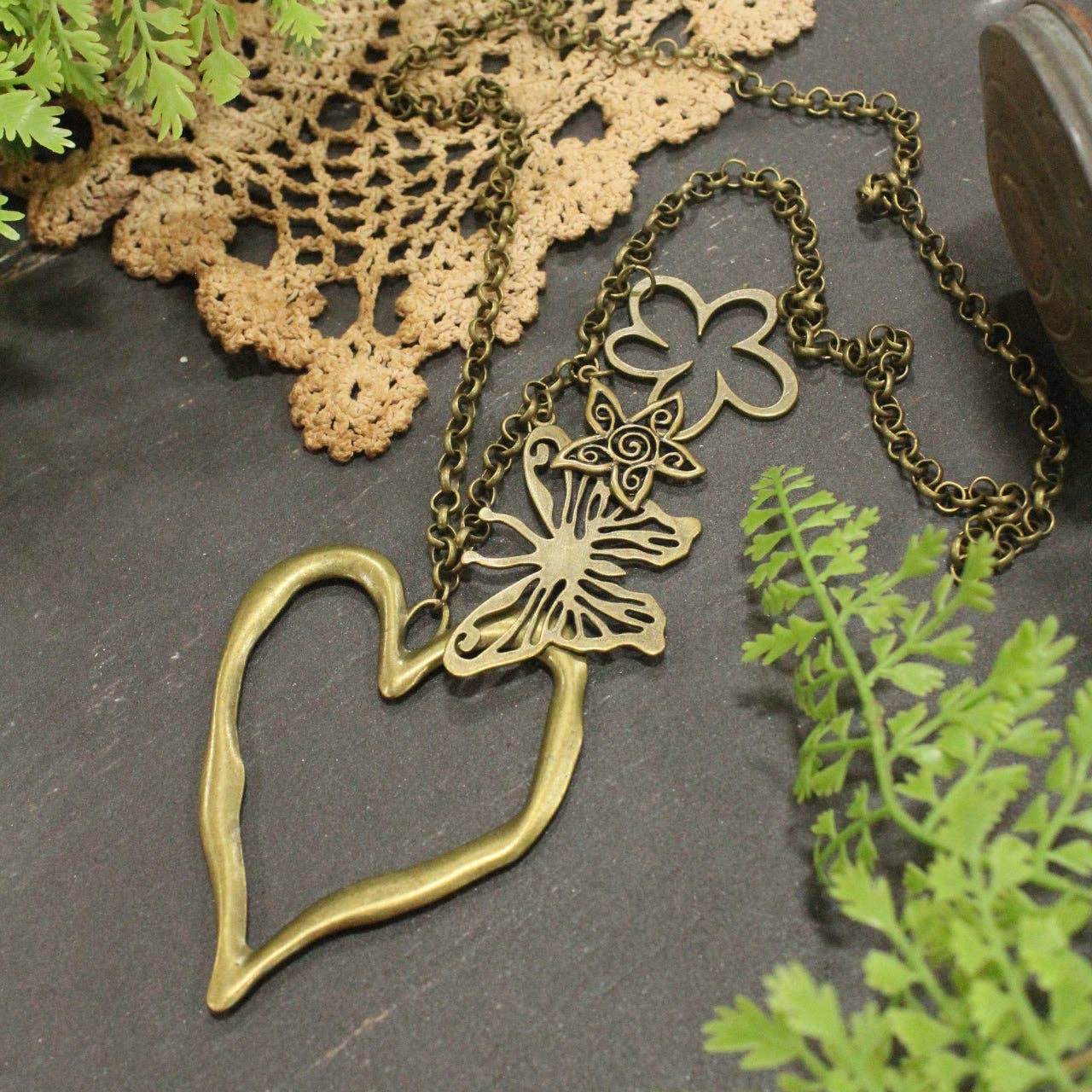 Peace & Love Necklace