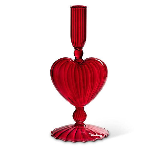 Heart Taper Holder-8"H