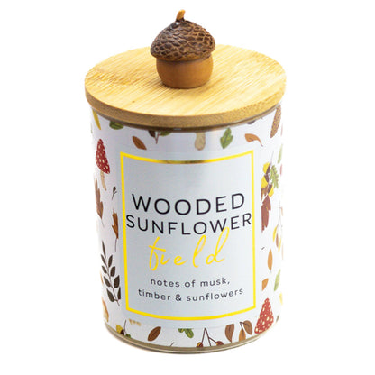 Wooded Sunflower Field – 10oz Fall Scented Candle