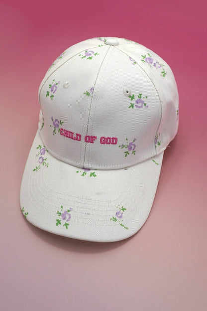 JOSSLYN de wall to wall - GORRA DE BÉISBOL CASUAL FLORAL NIÑO DE DIOS | 40HW742
