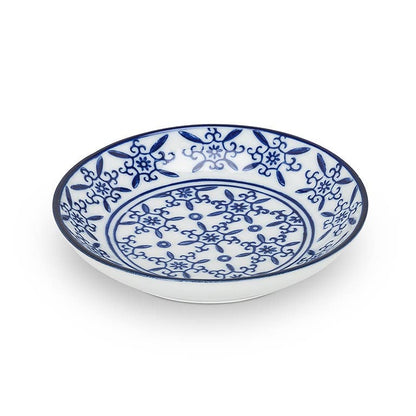 Blu/White Rd Shallow Dish-Assorted-sold separately