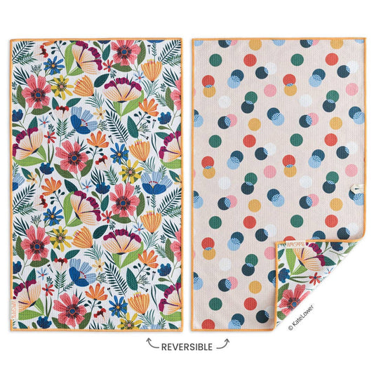 Fields Of Flowers Microfiber Hand Towel