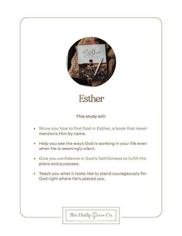 Esther Bible Study