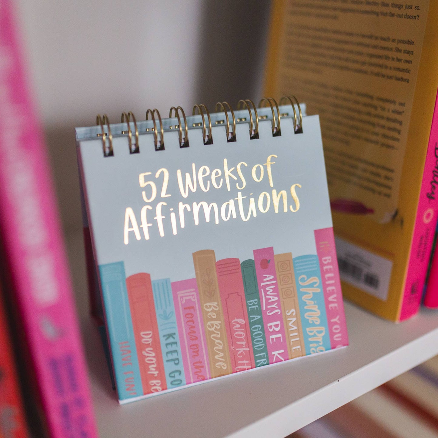 52 Weeks of Affirmations Desk Flip Calendar
