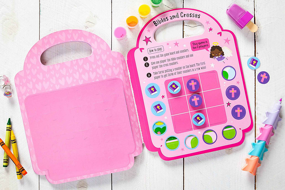 My Pretty Pink Bible Activity Book (Back to School Gifts)