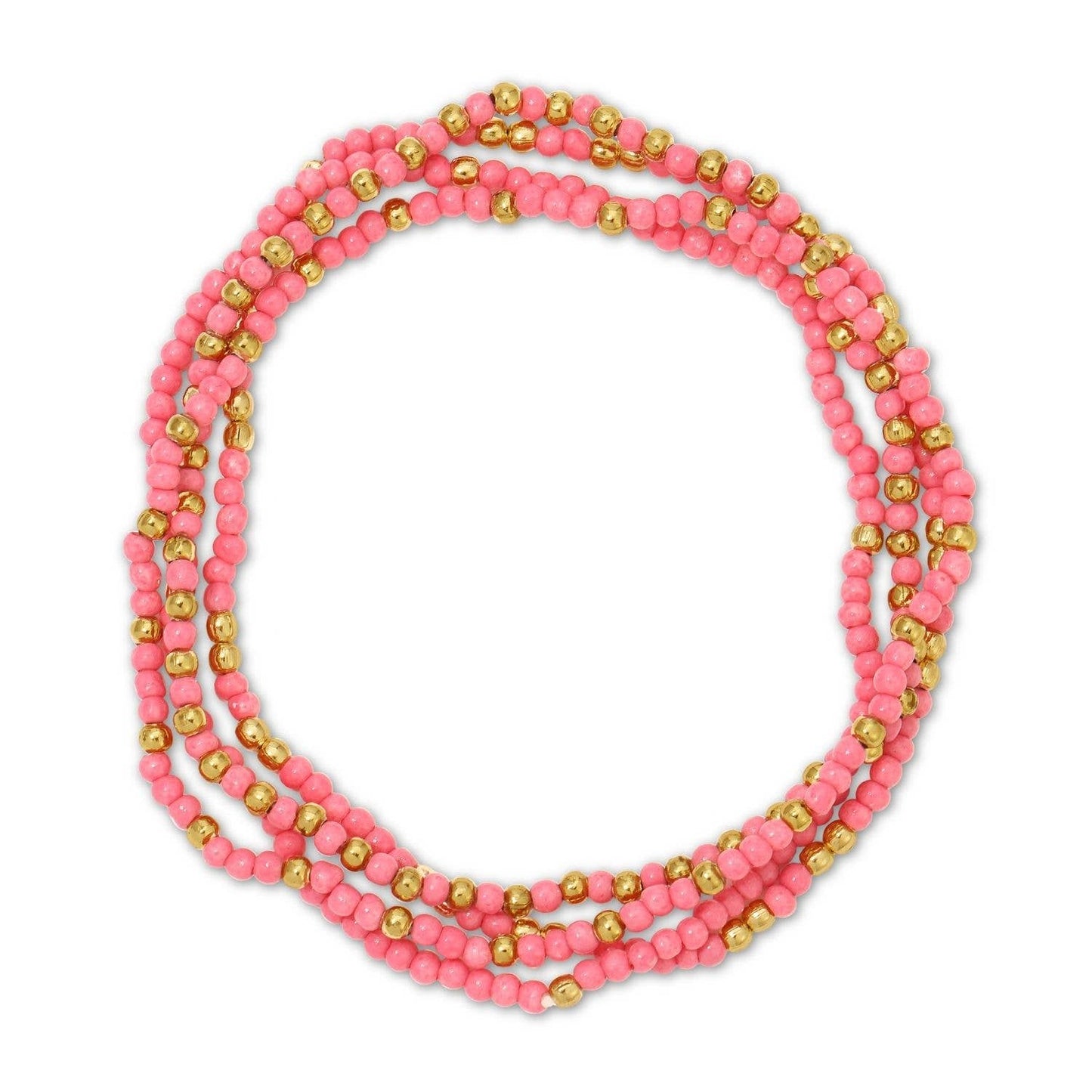 Iris espléndido - Juego de 24 pulseras de cuentas de semillas de 2 mm de color liso