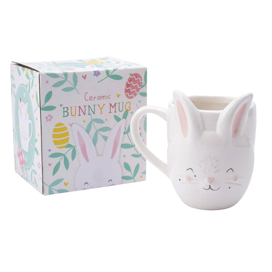 Easter Ceramic Bunny Rabbit Mug in Gift Box