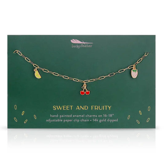 Enamel Treasure Necklace - Sweet