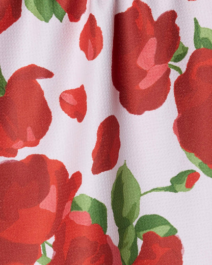 Geometry - Whispering Roses Tea Towel
