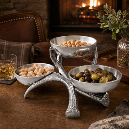 Antler 3-Tiered Bowl