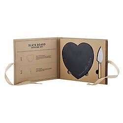 Cardboard Cutting Board Set - Heart