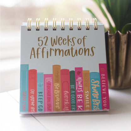52 Weeks of Affirmations Desk Flip Calendar