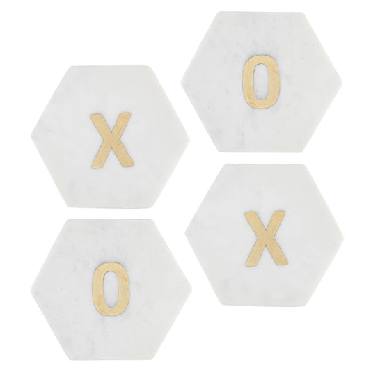 Santa Barbara Design Studio by Creative Brands - Marble Coasters - XOXO